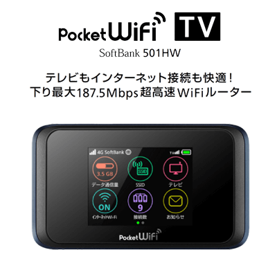 SoftBank Pocket Wi-Fi 501HW詳細